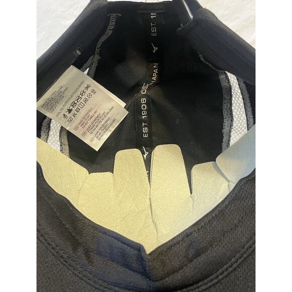 Mizuno Dry Light Running Cap Unisex Sports Cap Casual Hat Black NWT - Picture 6 of 6